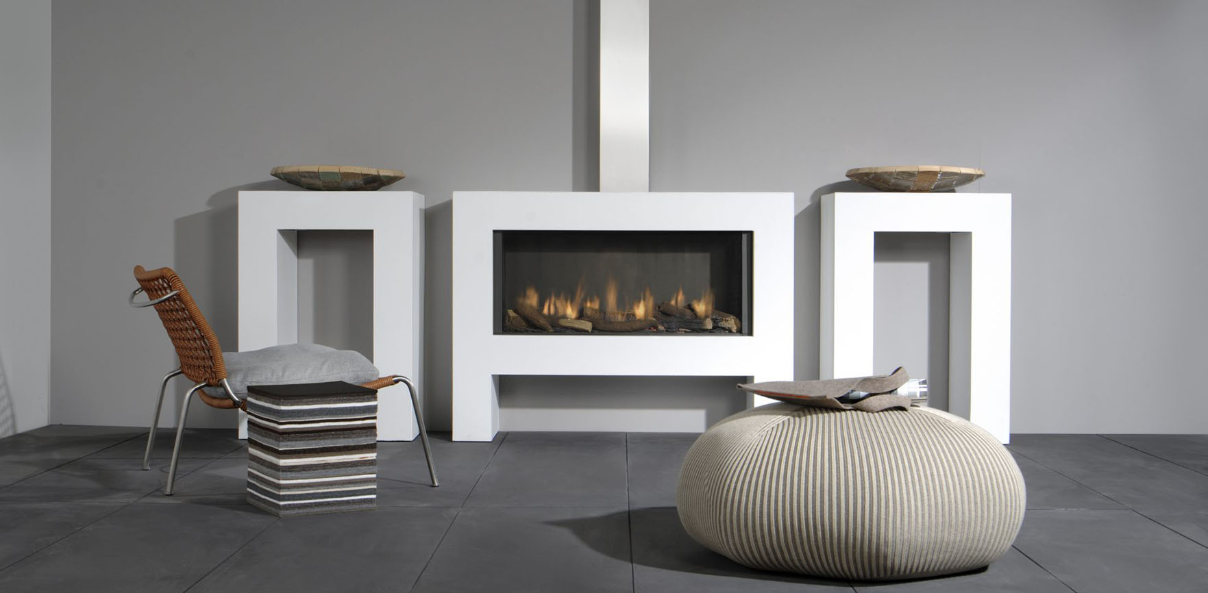 Relaxed Smart Gas Fireplace