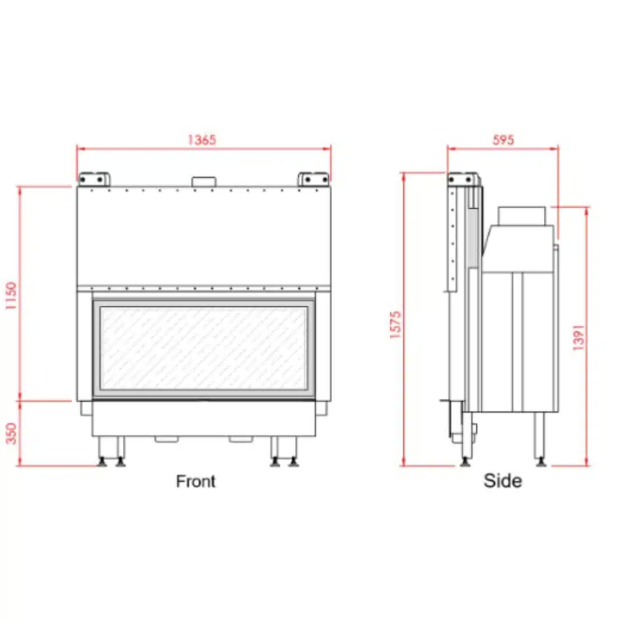 Flat 125 Minimal STD - Technical Drawing