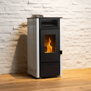 Pyro Pellet Heater - White