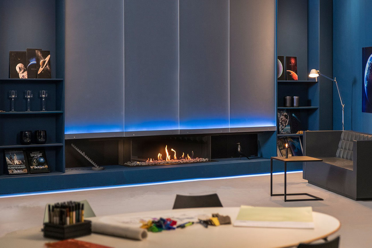 Faber Matrix iii Three-Sided Gas Fireplace - Image 2