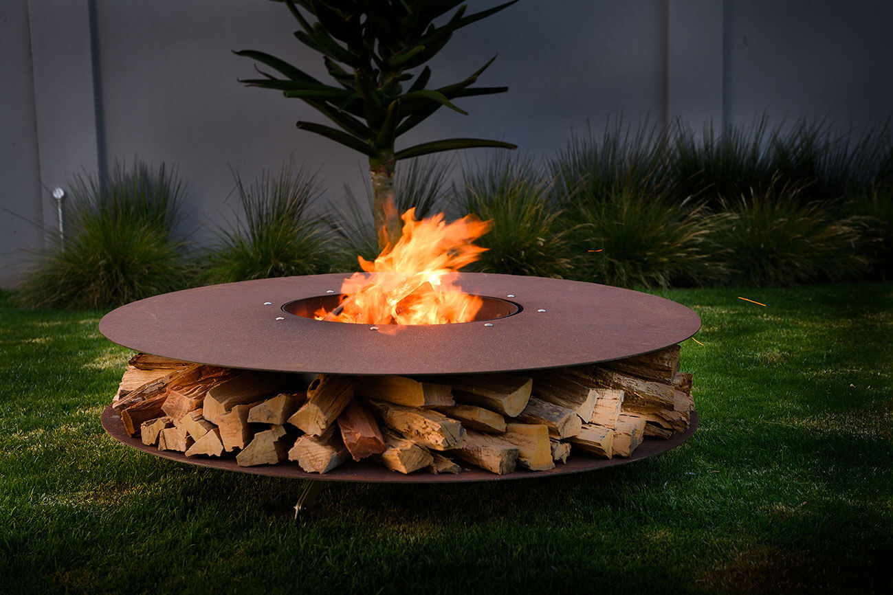Discus Wood-Burning Fire Pit - Image 4