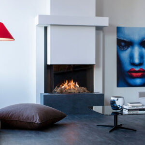 Faber Matrix iii Three-Sided Gas Fireplace