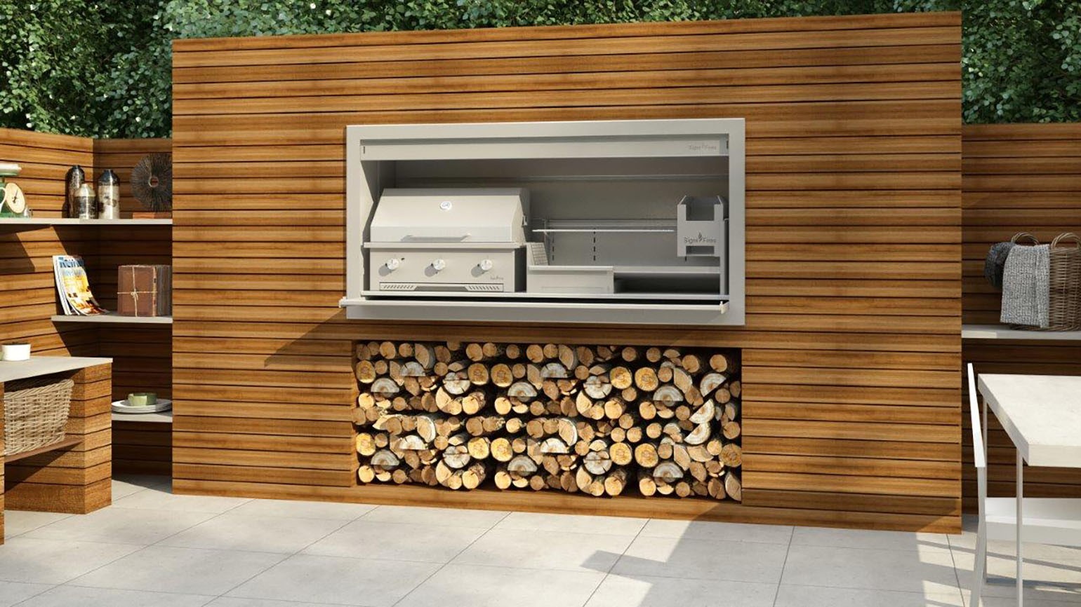 Gas and Wood Combination Braai - Image 16