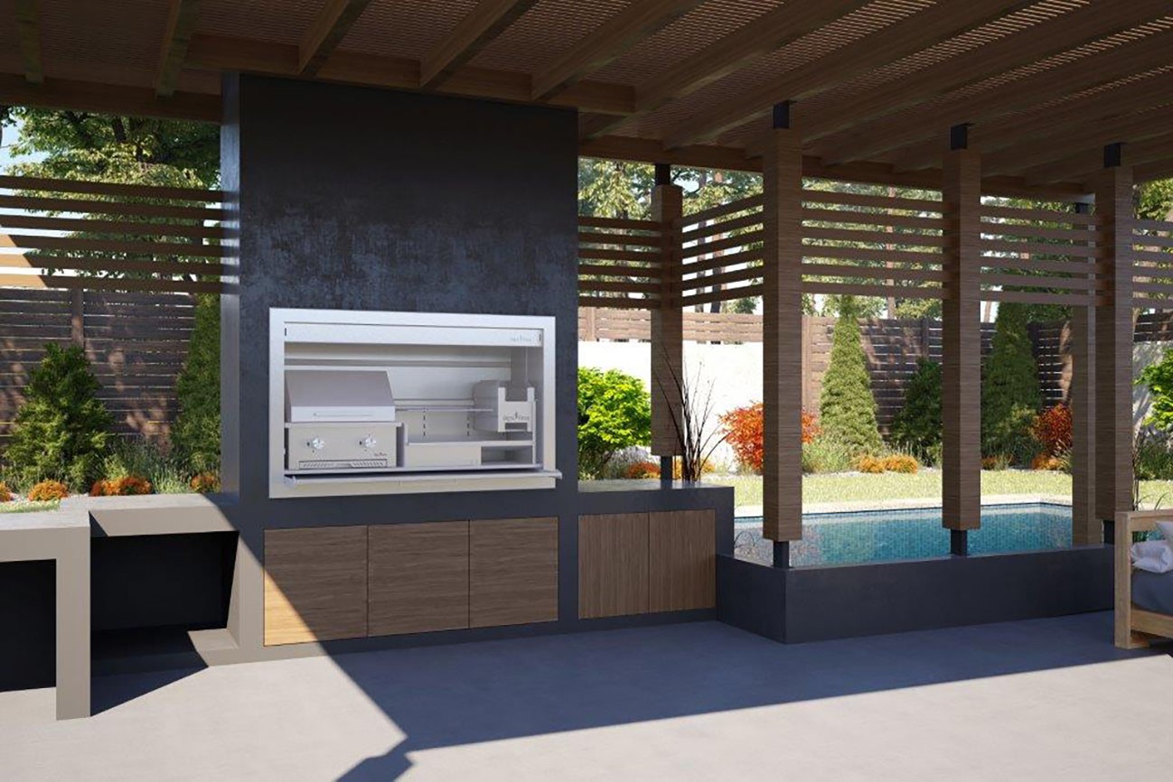 Gas and Wood Combination Braai - Image 9