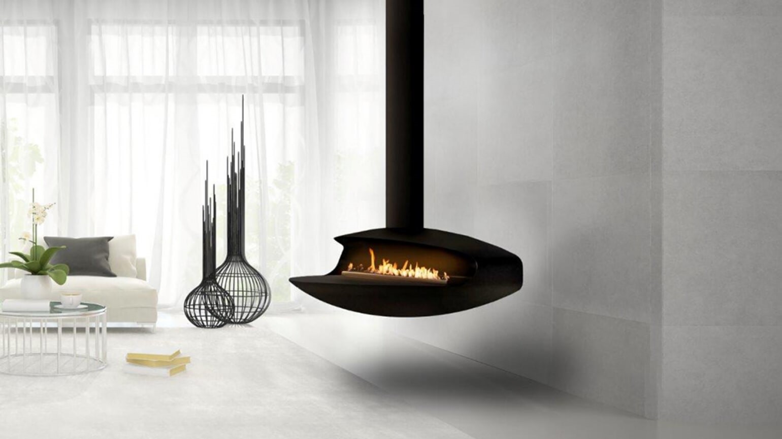Float Pedestal Bio Fuel Fireplace