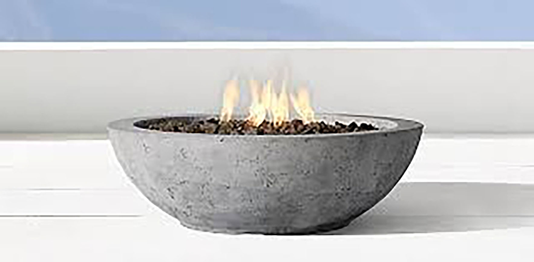 Round Gas Fire Pit