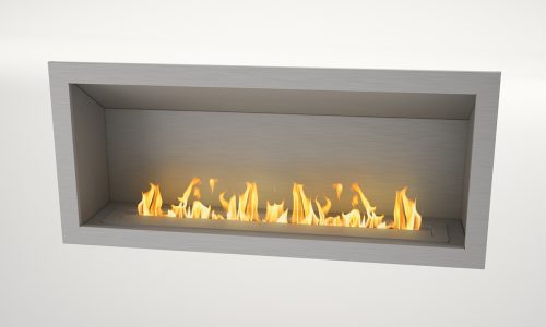 Slimline Single Sided Built-in Bioethanol Fireplace - Image 6