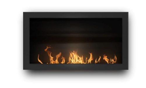 Slimline Single Sided Built-in Bioethanol Fireplace - Image 4