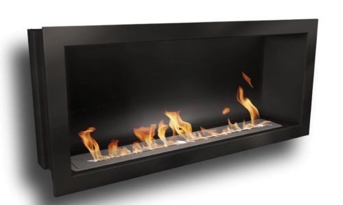 Slimline Single Sided Built-in Bioethanol Fireplace - Image 5