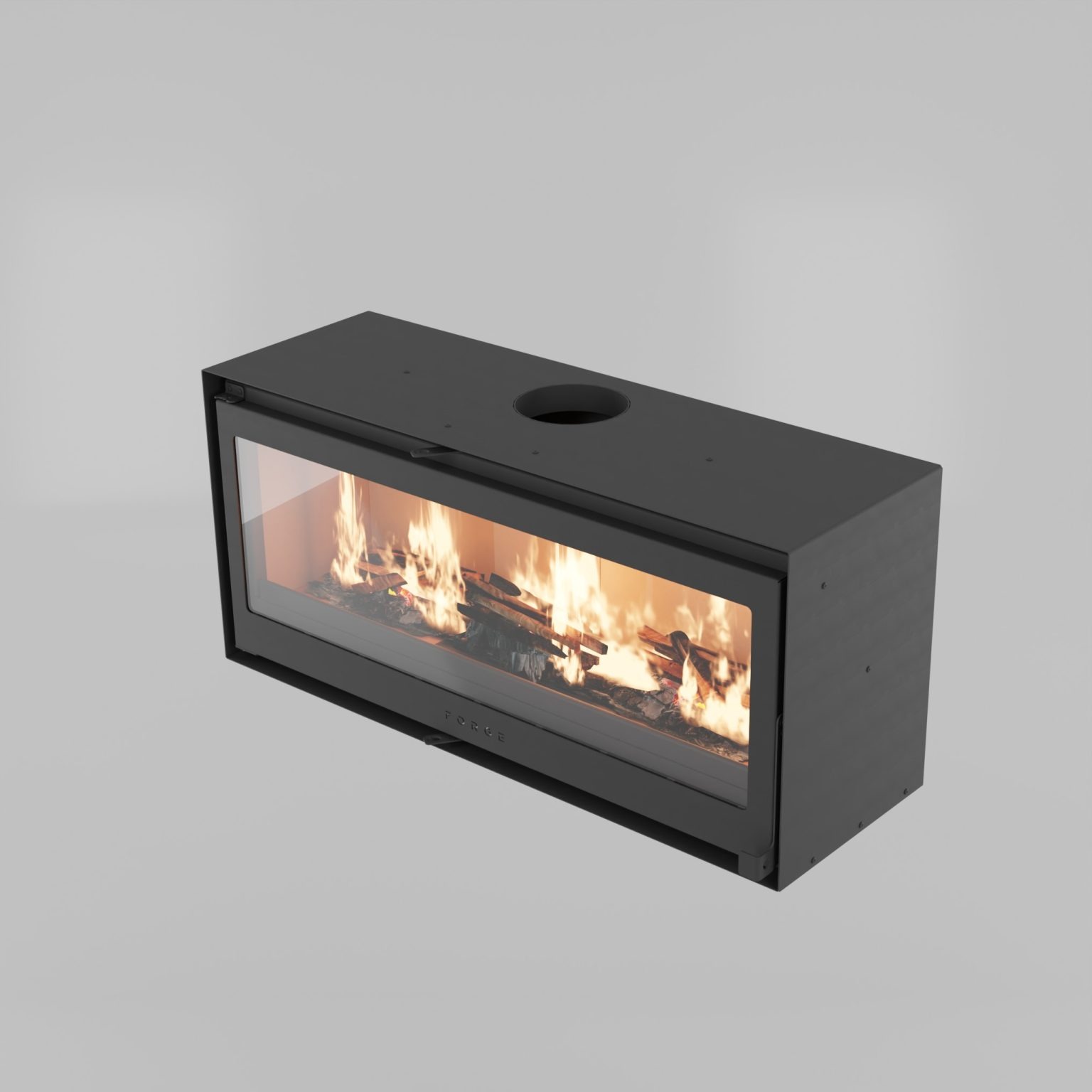 Forge F120 Freestanding Closed Combustion Fireplace 20kW - Image 3