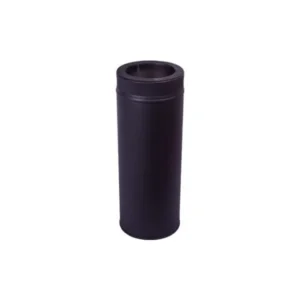 Insulated Double Wall Stainless Steel Black Flue Pipes (150/210Dia x 550mm)