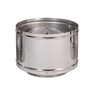 Stainless Steel High Wind Cowl for Insulated Pipes (150/210 Dia)